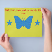 Flyer with Flag of Bady Bassitt, Brazil チラシ (手)