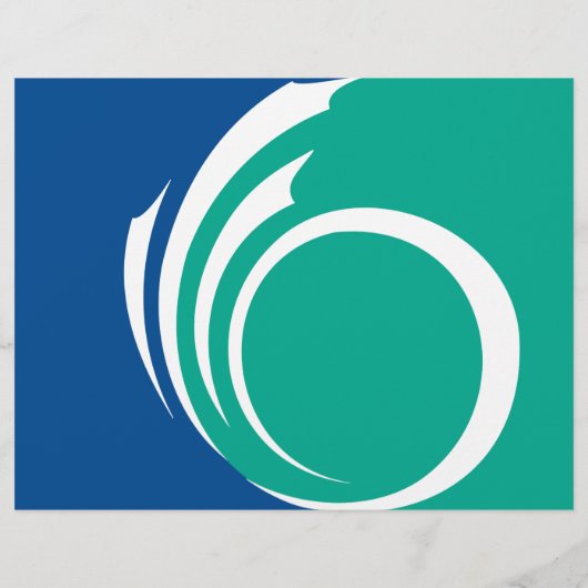 Flyer with Flag of Ottawa, Canada チラシ (裏面)