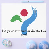 Flyer with Flag of Seoul, South Korea チラシ (シングル)