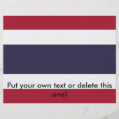 Flyer with Flag of Thailand チラシ (裏面)