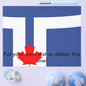 Flyer with Flag of Toronto, Canada チラシ (シングル)