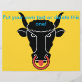 Flyer with Flag of Uri canton, Switzerland チラシ (裏面)