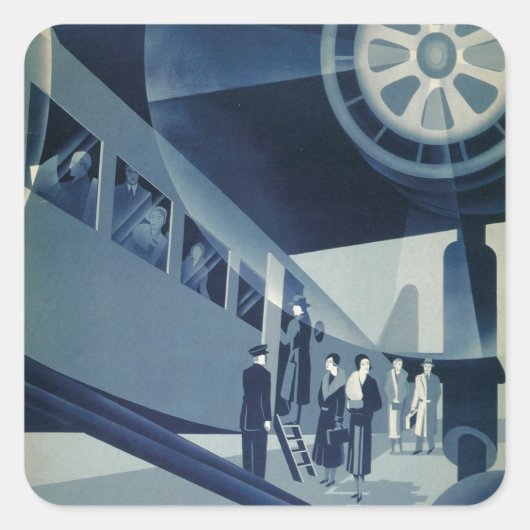 Flyg Med A-B空輸 スクエアシール (正面)