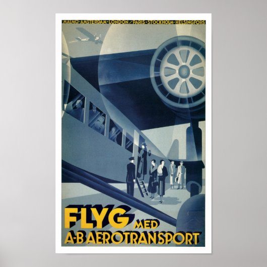 Flyg Med A-B空輸 ポスター (正面)