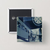 Flyg Med A-B空輸 缶バッジ (正面&裏面)