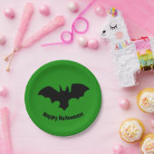 Flying Bat on Green ペーパープレート (パーティー)