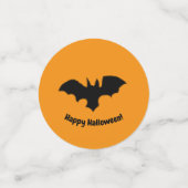 Flying Bat on Orange Confetti コンフェッティ (スモール正面)