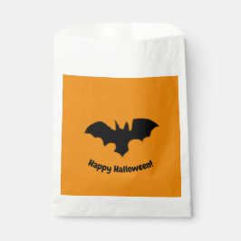 Flying Bat on orange favor bag フェイバーバッグ