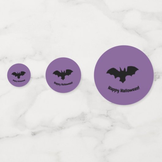 Flying Bat on Purple コンフェッティ (正面)