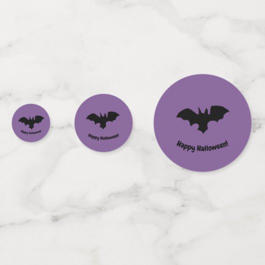 Flying Bat on Purple コンフェッティ (裏面)