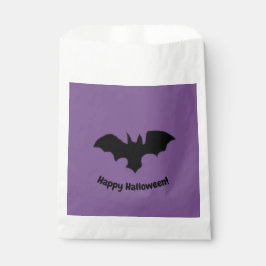 Flying Bat on purple favor bag フェイバーバッグ