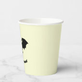 Flying Bat on Yellow 紙コップ (左)