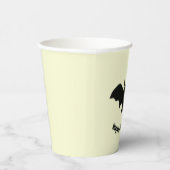 Flying Bat on Yellow 紙コップ (右)