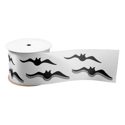 Flying Bats, Halloween サテンリボン (リール)