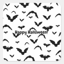 Flying Bats on White