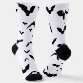 Flying Bats on White ソックス (傾斜あり)