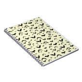 Flying Bats on Yellow ノートブック (右側)