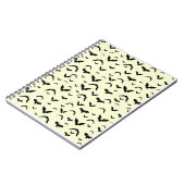 Flying Bats on Yellow ノートブック (左側)