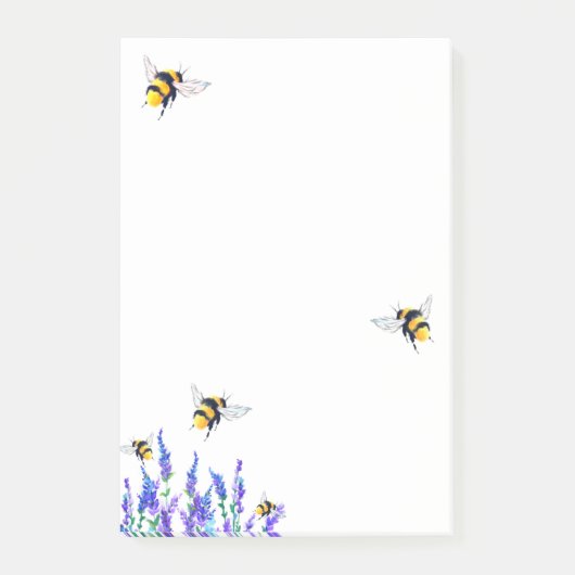 Flying Bees Post-it® Notes ポストイット (正面)