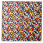 FLYING BIRD STEREOGRAM 4.25x4.25, 6x6 inches  タイル (正面)