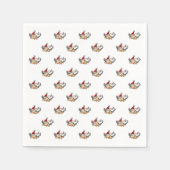 Flying Christmas Pig スタンダードカクテルナプキン (正面)