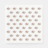 Flying Christmas Pig スタンダードカクテルナプキン (正面)