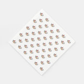 Flying Christmas Pig スタンダードカクテルナプキン (角)