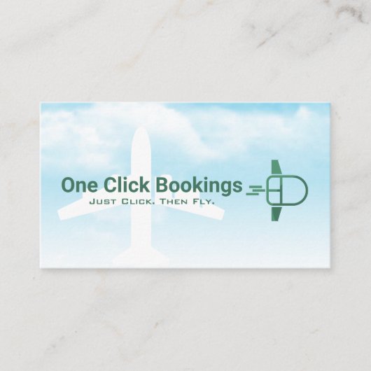 Flying Computer Mouse | Travel Agency 名刺 (正面)