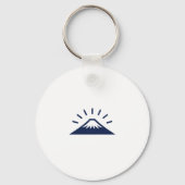 Flying Crane – Minimal Japanese Icon キーホルダー (裏面)