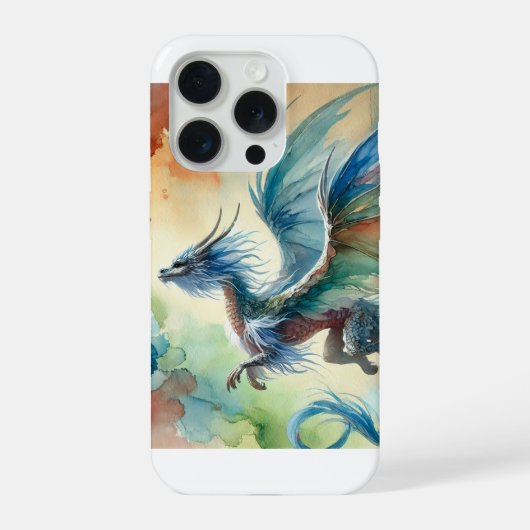 Flying Dragon 240624AREF111 - Watercolor iPhoneケース (裏面)