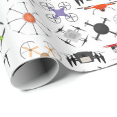 Flying Drones  ラッピングペーパー (ロールコーナー)