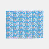 Flying Elephant  フリースブランケット (正面(横))