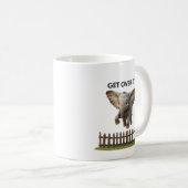 Flying Elephant Mug – Get Over It コーヒーマグカップ (正面右)