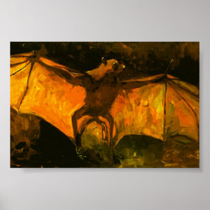 Flying Fox Van Gogh Fine Art Painting ポスター
