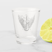 Flying Guitar Shot Glass ショットグラス (裏面)