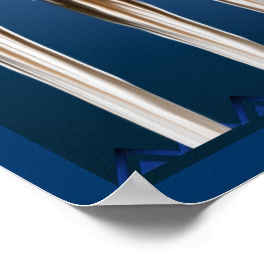 Flying Hawk Dreamcatcher Print ポスター (角)