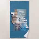 Flying high ビーチタオル (正面)