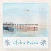 Flying High at Low Tide ガラスコースター (正面)