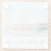 Flying High at Low Tide ガラスコースター (裏面)