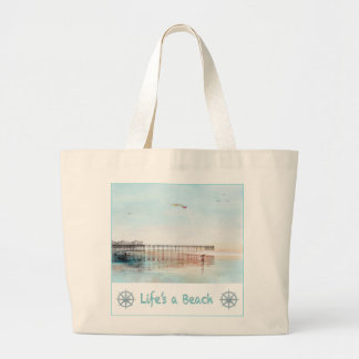 Flying High at Low Tide Tote Bag ラージトートバッグ