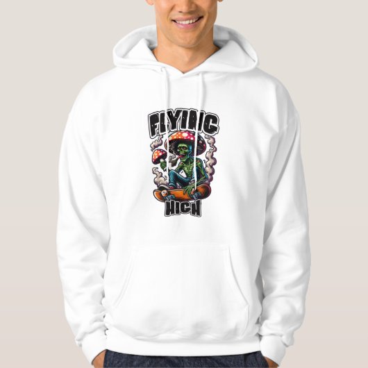 "Flying High" hoodie パーカ (正面)