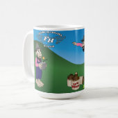 Flying Hillbillies Mug コーヒーマグカップ (正面左)