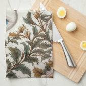 Flying Hummingbird William Morris Inspired キッチンタオル (四つ折り)