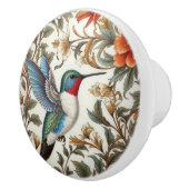 Flying Hummingbird William Morris Inspired セラミックノブ (右)