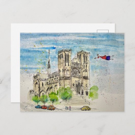 Flying Joanna Post Card ポストカード (正面/裏面)