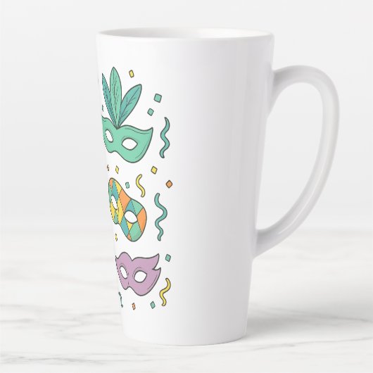 Flying Masks カフェラテマグ (右)