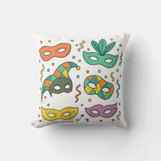 Flying Masks クッション (正面)