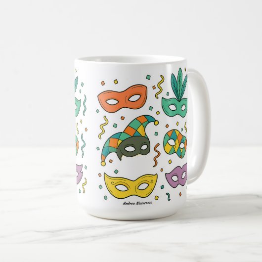 Flying Masks コーヒーマグカップ (正面右)