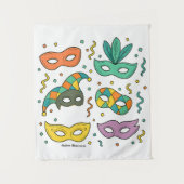 Flying Masks タペストリー (正面)