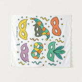 Flying Masks タペストリー (正面(横))